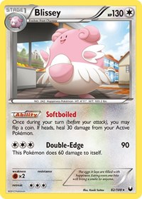 Blissey 82/108 · Reverse Holo