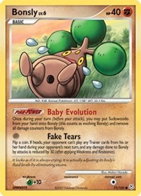 Bonsly 71/130 · Reverse Holo