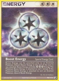 Boost Energy 98/115 EX Unseen Forces Reverse Holo Pokémon card