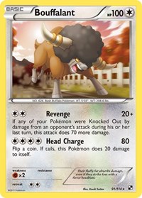 Bouffalant 91/114 · Reverse Holo