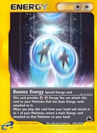 Bounce Energy 142/144 Skyridge Pokémon card