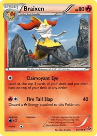 Braixen 25/146 · Reverse Holo