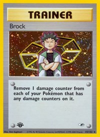 Brock 015/132 Gym Heroes Pokémon card