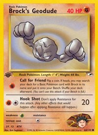 Brock's Geodude 066/132 · 1st Edition