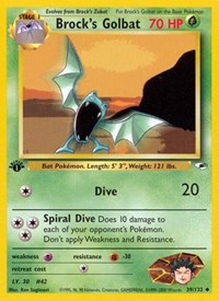 Brock's Golbat 039/132 · 1st Edition