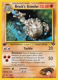 Brock's Graveler 034/132 · 1st Edition