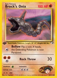 Brock's Onix 069/132 · 1st Edition