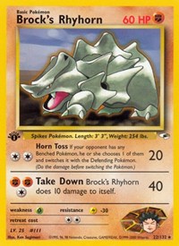 Brock's Rhyhorn 022/132 · 1st Edition