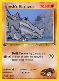 Brock's Rhyhorn 070/132 · 1st Edition