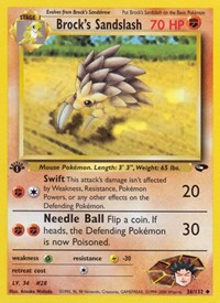 Brock's Sandslash 036/132 · 1st Edition