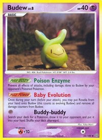 Budew 33/100 · Reverse Holo