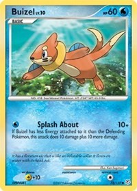 Buizel 72/130 · Reverse Holo