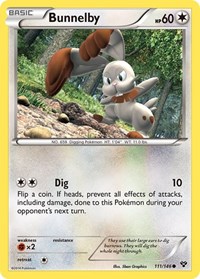 Bunnelby 111/146 · Reverse Holo