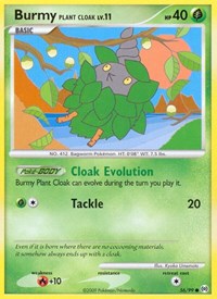 Burmy Plant Cloak 56/99 · Reverse Holo