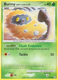 Burmy Sandy Cloak 57/99 · Reverse Holo