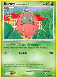 Burmy Trash Cloak 58/99 · Reverse Holo