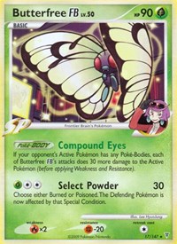 Butterfree FB 17 · Reverse Holo