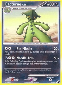 Cacturne 34/106 · Reverse Holo