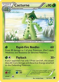 Cacturne 10/116 · Reverse Holo