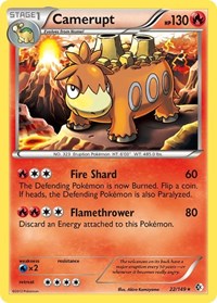 Camerupt 22/149 · Reverse Holo