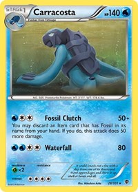 Carracosta 28/101 · Reverse Holo