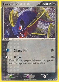 Carvanha 56/107 · Reverse Holo