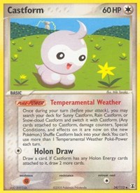 Castform 34/113 · Reverse Holo