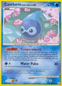 Castform Rain Form 49/146 · Reverse Holo