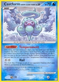 Castform Snow-Cloud Form 50/146 · Reverse Holo