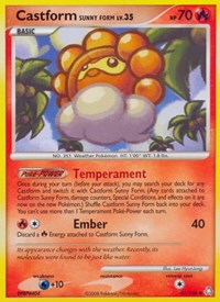 Castform Sunny Form 51/146 · Reverse Holo