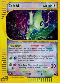 Celebi 145/144 · Reverse Holo