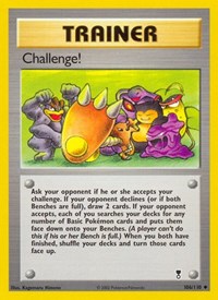 Challenge! 106/110 Legendary Collection Pokémon card