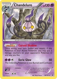 Chandelure 60/101 · Reverse Holo