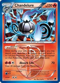 Chandelure (Team Plasma) 16/116 · Reverse Holo