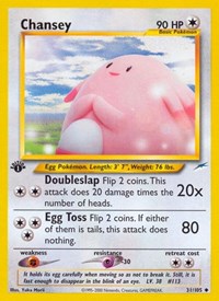 Chansey 031/105 · 1st Edition