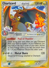 Charizard (Delta Species) 4/100 · Reverse Holo