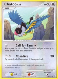 Chatot 95 · Reverse Holo