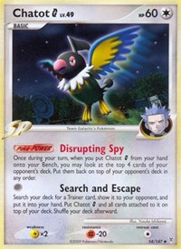 Chatot G 54 · Reverse Holo