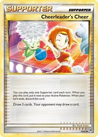 Cheerleader's Cheer 76/95 Call of Legends Reverse Holo Pokémon card