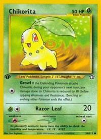 Chikorita 054/111 · 1st Edition