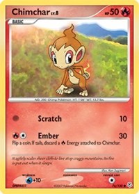 Chimchar 76/130 · Reverse Holo