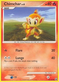 Chimchar 56/100 · Reverse Holo
