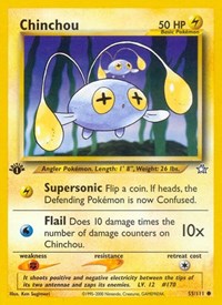 Chinchou 055/111 · 1st Edition