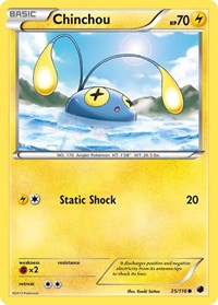 Chinchou 35/116 · Reverse Holo