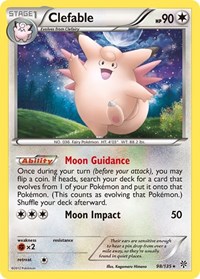 Clefable 98/135 · Reverse Holo