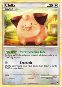 Cleffa 24/95 · Reverse Holo