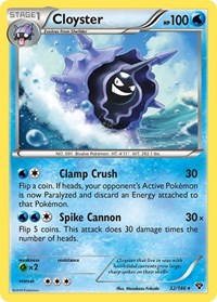 Cloyster 32/146 · Reverse Holo