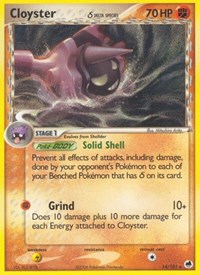 Cloyster (Delta Species) 14/101 · Reverse Holo