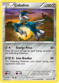 Cobalion 91/113 · Reverse Holo