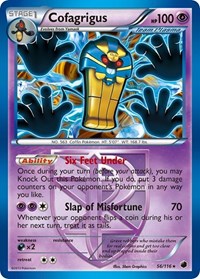 Cofagrigus (Team Plasma) 56/116 · Reverse Holo